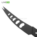 Wood Handle Cheese Knife Set Black Oxide